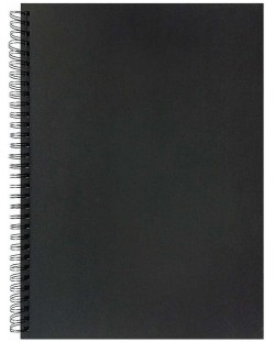Скицник Winsor & Newton Black Paper - A3, 40 листа