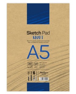 Скицник Drasca Sketch pad - Крафт, A5, 20 л