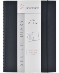 Скицник Hahnemuhle Text & Art - A4, 60 листа