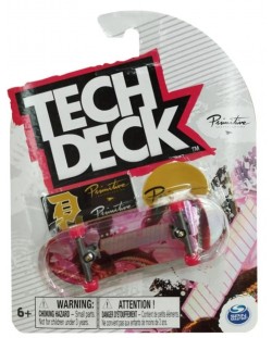 Скейтборд за пръсти Tech Deck - Primitive, розов