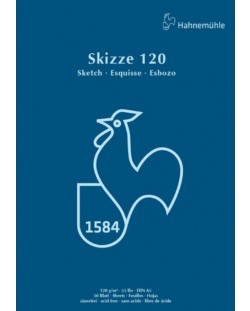 Скицник Hahnemuhle Skizze 120 - A5, 50 листа