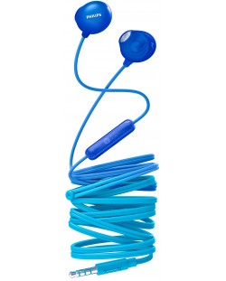 Слушалки с микрофон Philips - SHE2305BL, сини