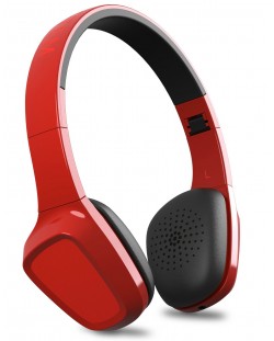 Безжични слушалки с микрофон Energy Sistem - Headphones 1 BT, червени
