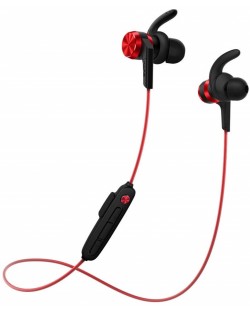 Спортни слушалки с микрофон 1more - iBFree, червени/черни