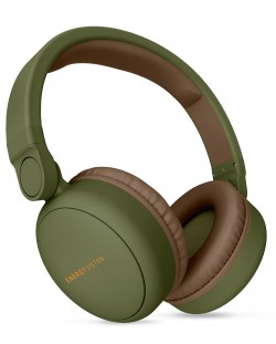 Безжични слушалки с микрофон Energy Sistem - Headphones 2 Bluetooth, зелени