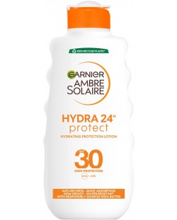 Garnier Ambre Solaire Слънцезащитно мляко Hydra 24h, SPF30, 200 ml