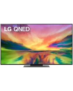 Смарт телевизор LG - 55QNED813RE, 55'', QNED, 4K, черен