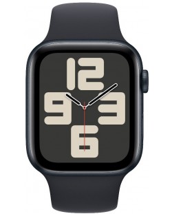 Смарт часовник Apple - Watch SE2 v2, 44mm, M/L, Midnight Sport