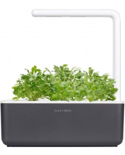 Смарт саксия Click and Grow - Smart Garden 3, 8 W, сива
