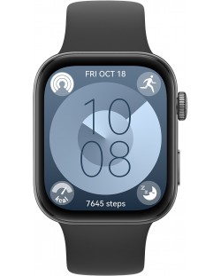 Смарт часовник Huawei - Watch Fit 3, 1.82'', Midnight Black