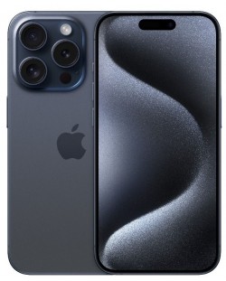 Смартфон Apple - iPhone 15 Pro, 6.1'', 128GB, Blue Titanium