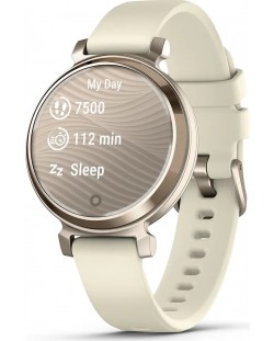 Смарт часовник Garmin - Lily 2, 25.4 mm, 0.84'', Cream Gold