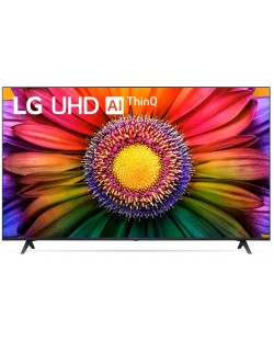 Смарт телевизор LG - 65UR80003LJ, 65'', LED, 4K, черен