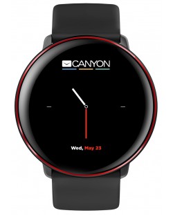 Смарт часовник Canyon - Marzipan, 41mm, 1.22", черен