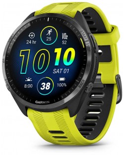 Смарт часовник Garmin - Forerunner 965, 47 mm, 1.4'', Amp Yellow/Black