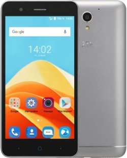 Smartphone ZTE Blade А510 LTE Dual SIM 5.0" IPS HD (1280 x 720) / Cortex-A53 Quad-Core 1.0GHz / 8GB Memory / 1GB RAM / Camera 13.0 MP+Flash & AF/5MP / Bluetooth 4.0 / WiFi 802.11 b/g/n / GPS / Battery Li-Ion 2200 mAh / Android 6.0 / Grey
