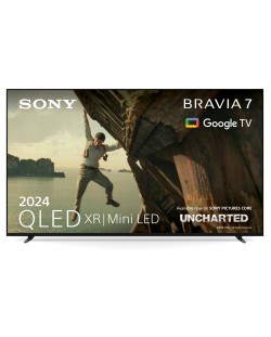 Смарт телевизор Sony - BRAVIA 7 K-65XR70, 65'', QLED, 4K, сив