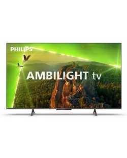 Смарт телевизор Philips - 50PUS8118/12, 50'', DLED, UHD, черен