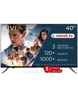 Смарт телевизор Kivi - 40F740NB, 40'', FHD smart