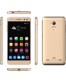 Smartphone ZTE Blade V7 Lite 2 LTE Dual SIM 5.0" IPS HD (1280 x 720) / Cortex-A53 Quad-Core 1.0GHz / 16GB Memory / 2GB RAM / Camera 13.0 MP+Flash & AF/5MP / Bluetooth 4.0 / WiFi 802.11 b/g/n / GPS / Battery Li-Ion 2500 mAh / Android 6.0 / Gold