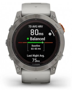 Смарт часовник Garmin - fēnix 7X Pro Sapphire Solar, 51mm, 1.4'', сив
