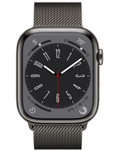 Смарт часовник Apple - Watch S8, Cellular, 45mm, Graphite
