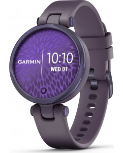 Смарт часовник Garmin - Lily Sport, 34mm, 0.84", лилав/сив