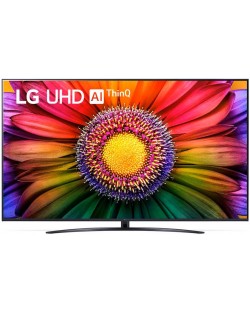 Смарт телевизор LG - 75UR81003LJ, 75'', DLED, 4K, черен