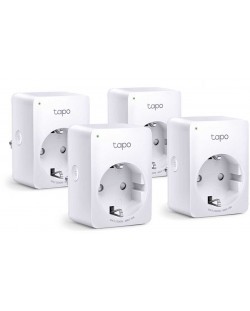 Смарт контакти TP-Link - Tapo P110, 4 броя, бели