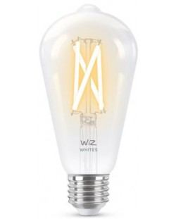 Смарт крушка WiZ - LED, 6.7W, 64, E27, бяла