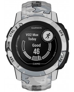 Смарт часовник Garmin - Instinct 2 S Camo, 40mm, сив