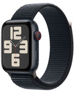 Смарт часовник Apple - Watch SE2 v2 Cellular, 44mm, Midnight Loop
