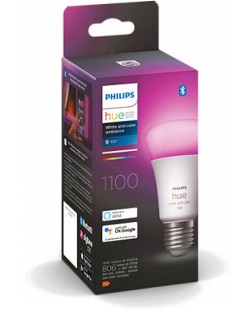 Смарт крушка Philips - Hue, 9W, E27, A60, dimmer