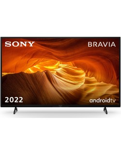 Смарт телевизор Sony - BRAVIA 50X72K, 50'', LED, 4K, черен