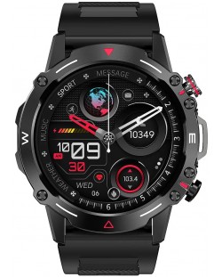 Смарт часовник Lemfo - HK87, 49mm, 1.43, черен
