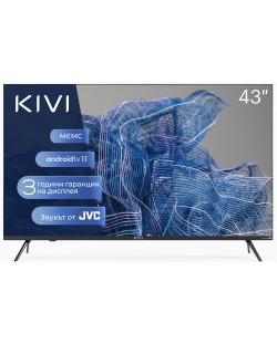Смарт телевизор KIVI - 43U750NB, 43'', DLED, UHD, черен
