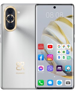 Смартфон Huawei - nova 10, 6.67'', 8/128GB, Starry Silvery