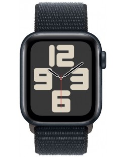 Смарт часовник Apple - Watch SE2 v2, 40mm, Midnight Loop