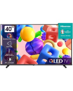 Смарт телевизор Hisense - A5KQ, 40'', QLED, FHD, черен