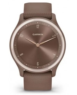 Смарт часовник Garmin - Vivomove Sport, 40mm, кафяв