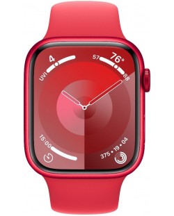 Смарт часовник Apple - Watch S9, 45mm, 1.9'', M/L, Product Red Sport