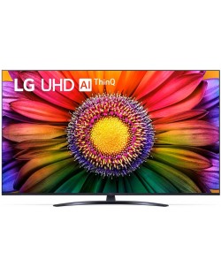 Смарт телевизор LG - 55UR81003LJ, 55'', LED, 4K, черен