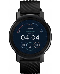 Смарт часовник Motorola - Moto Watch 100, 42mm, 1.3", черен