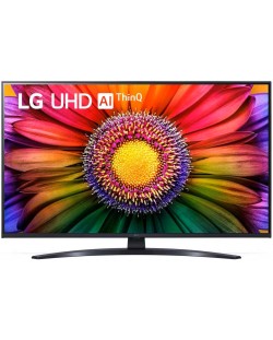 Смарт телевизор LG - 43UR81003LJ, 43'', LED, 4K, черен