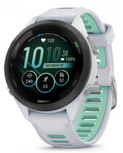 Смарт часовник Garmin - Forerruner 265S, 42mm, Whitestone/Neo Tropic