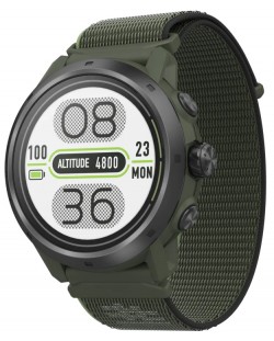 Смарт часовник Coros - Apex 2 Pro, 46mm, 1.3'', зелен