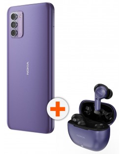 Смартфон Nokia - G42, 6.56'', 128GB, лилав + Nokia Clarity Earbuds 2 Plus