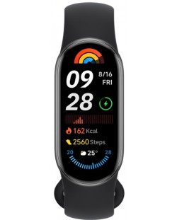 Смарт гривна Xiaomi - Smart Band 9, 22 mm, 1.62'', Midnight Black