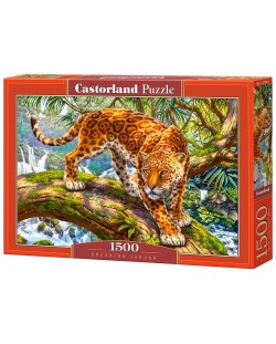 Пъзел Castorland от 1500 части - Подъл леопард