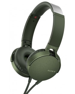 Слушалки Sony MDR-550AP - зелени